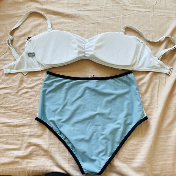 NWT Unique Vintage Bow Bikini Set - Picture 4 of 6